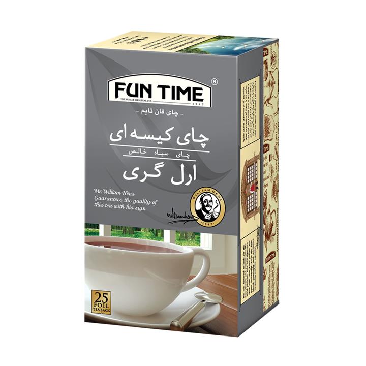 چای کیسه ای ارل گری فان تایم بسته 25 عددی